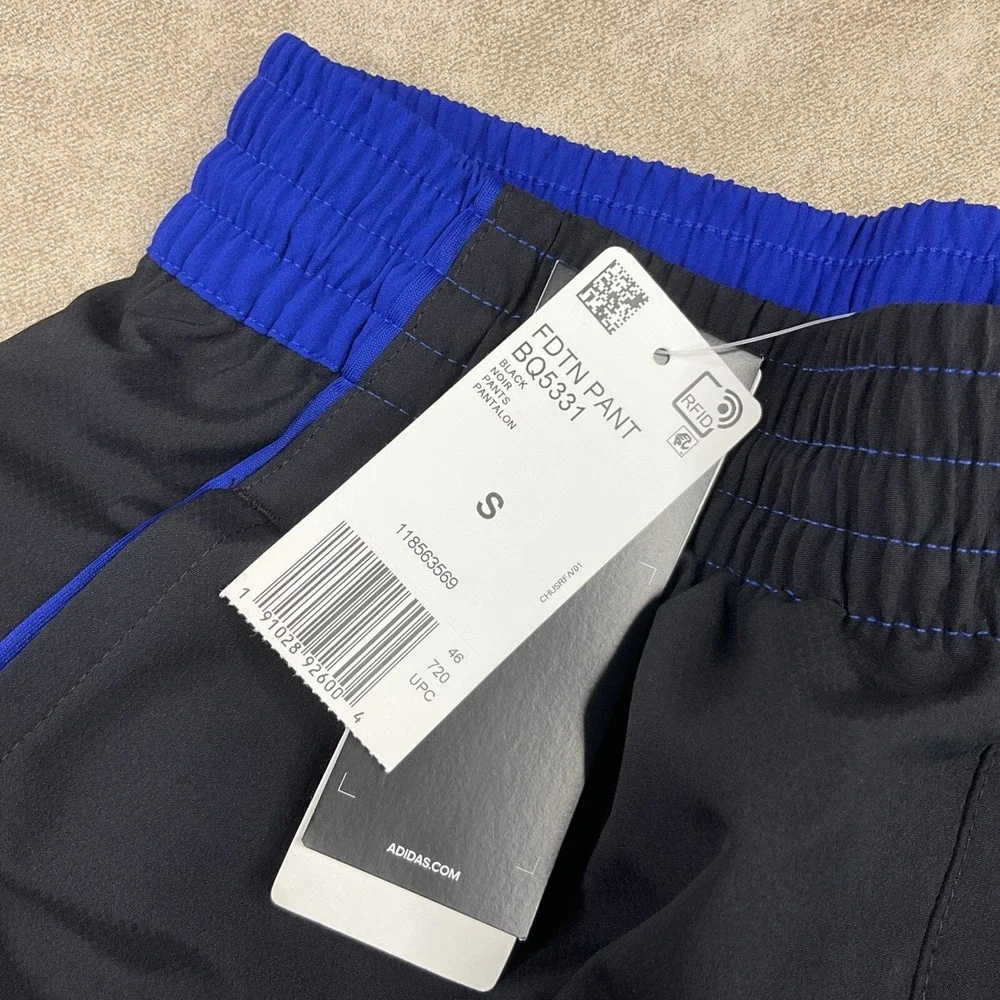 Adidas Track Pants Men Sz S Foundation Basketball Athletic Fitness BQ5331 NWT